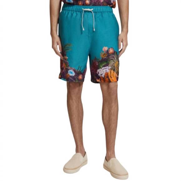 NEW SCOTCH & SODA seasonal placement printed bermuda shorts in seanery